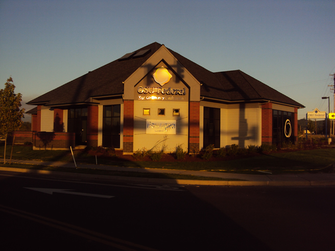OSU Federal: Finished Project, Site Design OSU Federal Credit Union Lebanon Branch (2011)